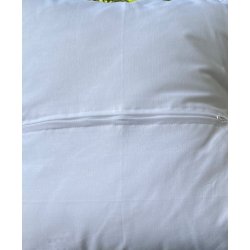 Pude bagside Brun 45x45cm - hr/bomuld