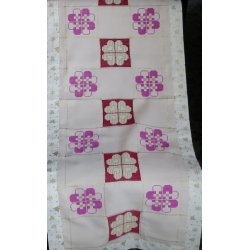  Bomuld metervare 5 sting/cm -190 cm bred - med felter 