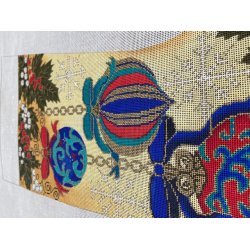 Hndmalet luksus Julesok, Julekugler og kristtorn