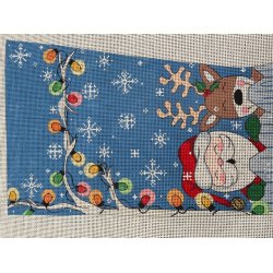 Hndmalet luksus Julesok, Julemand og rensdyr