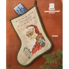 Julesok Thomas - naturfarvet viskose/hr 