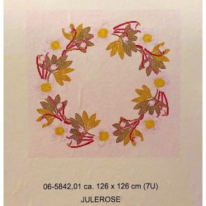 Juletrstppe Julerose