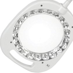 Luplampe med LED- 3-i-1 - gulv eller bord