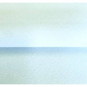 Hvid Glitter Lugana 10 trde - 140 cm bred - pris pr. 0,5 m.