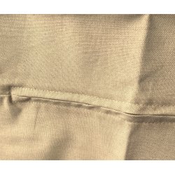 Pude bagside Brun 45x45cm - hr/bomuld