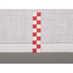 D�kkeserviet - groftv�vet hvid med og uden huls�m  H:45 X L:55 cm