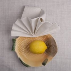 Serviet, groftv�vet hvid 7,6 tr�de pr. cm  med og uden huls�m  H:45 X L:45 cm