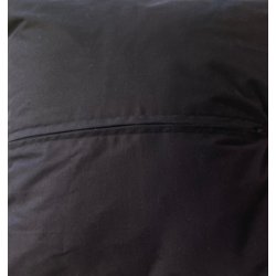 Pude bagside Brun 45x45cm - hr/bomuld