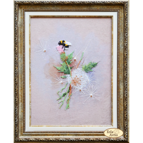 Humlebi - Perlebroderi