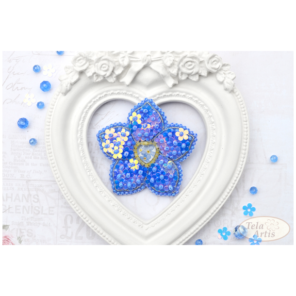 Forglemmigej Broche