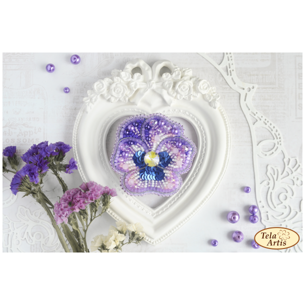 Stedmoder Blomst Broche